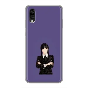 Чохли Венсдей на ZTE Blade A5 (2020) Уенсдей (AlphaPrint) (Венздей у чорному)