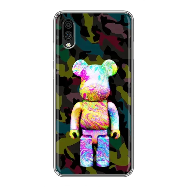 Чохол з принтом «Яскравий Bearbrick» для ZTE Blade A5 (2020)
