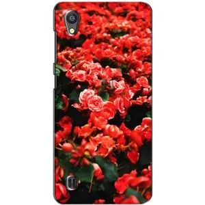 Чехлы с Цветами для ZTE Blade A5 (VPrint) (Цветы красные)