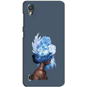 Чехлы (ART) Цветы на ZTE Blade A5 (VPrint) (Цветы на голове)