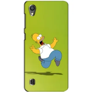 Чехол с Симпсонами для ZTE Blade A5 (VPrint) (Гомер Симпсон)