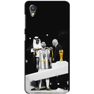 Чохли для ZTE Blade A5 (Leo чемпіон) (AlphaPrint) (Мессі коронований)