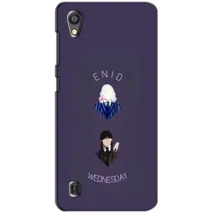 Чехлы Венсдей на ZTE Blade A5 Уэнсдей (AlphaPrint) (Уэнздей и подруга)