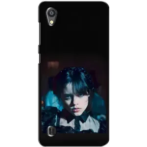 Чехлы Венсдей на ZTE Blade A5 Уэнсдей (AlphaPrint) (взгляд Уэнздей)