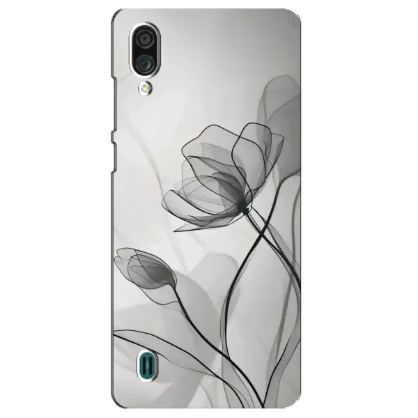 Чохол з принтом «Чорні квіти» для ZTE Blade A51 Lite