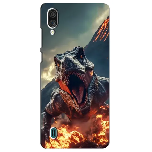 Чохол з принтом «Вогняний динозавр» для ZTE Blade A51 Lite
