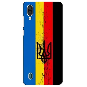 Украинские Чехлы для ZTE Blade A51 Lite с картинкой УПА (AlphaPrint) (Прапор УПА)
