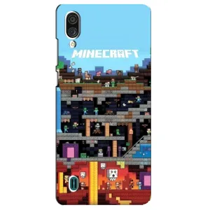 Чохол з принтом «фон Minecraft» для ZTE Blade A51 Lite