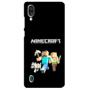 Чохол з принтом «герої Minecraft» для ZTE Blade A51 Lite