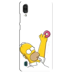 Чjхол з Сімпсонами для ZTE Blade A51 Lite (VPrint) (Гомер з пончиком)