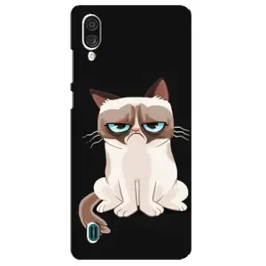Чохол з принтом для ZTE Blade A51 Lite (AlphaPrint) Модні коти (Сумний кіт)