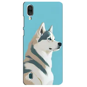 Чохол з Хаскі ZTE Blade A51 Lite - (AlphaPrint) (Хаскі арт)