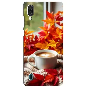 Чехол с уникальным дизайном «Осень с кофе» для ZTE Blade A51 Lite