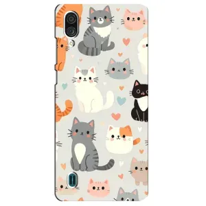 Чохол з малюнком кіт на ZTE Blade A51 Lite (Колаж котів)