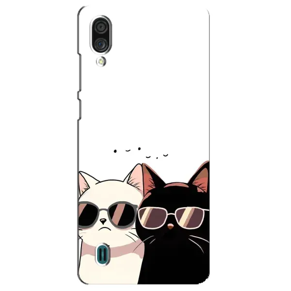 Чохол з принтом «Коти в окулярах» для ZTE Blade A51 Lite Чохол з принтом «Коти в окулярах» для ZTE Blade A51 Lite