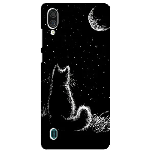 Чехол с принтом «Котик и луна» для ZTE Blade A51 Lite Чехол с принтом «Котик и луна» для ZTE Blade A51 Lite