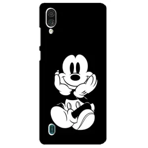 Эксклюзивный чехол для ZTE Blade A51 Lite (AlphaPrint - Мультяшные) (Микки на черном)