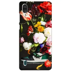 Чехол с принтом «Nike цветы» для ZTE Blade A51 Lite