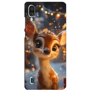Чохол з принтом «Оленятко серед гірлянд» для ZTE Blade A51 Lite