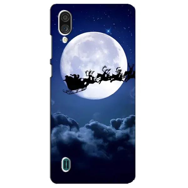 Чехол с принтом «Санта - луна» для ZTE Blade A51 Lite