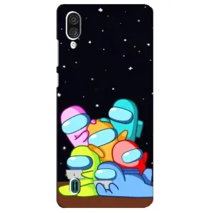 Чехол с принтом «Скины в космосе» для ZTE Blade A51 Lite