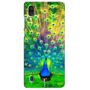 Чехол с принтом «Яркий Павлин» для ZTE Blade A51 Lite