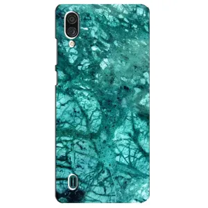 Мраморний чехол на ZTE Blade A51 Lite (VPrint) (Зелений мрамор)