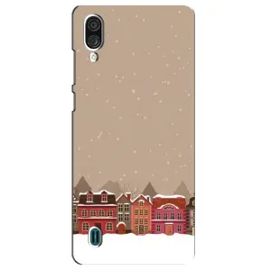 Новорічні, Святкові Чохли для ZTE Blade A51 Lite - 2024 год (Зимове місто)