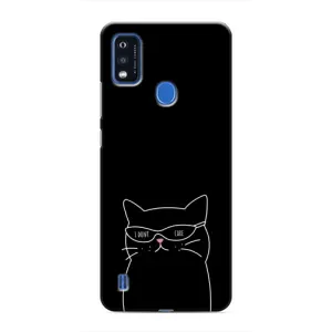 Чохол з принтом «Байдужий кіт» для ZTE Blade A51