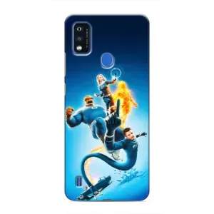 Чехол с принтом Фантастическая четверка для ZTE Blade A51 (Герои Фантастическая Четверка)