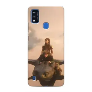 Чехол как приручить дракона на ZTE Blade A51 (Фильм дракон)