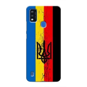 Украинские Чехлы для ZTE Blade A51 с картинкой УПА (AlphaPrint) (Прапор УПА)