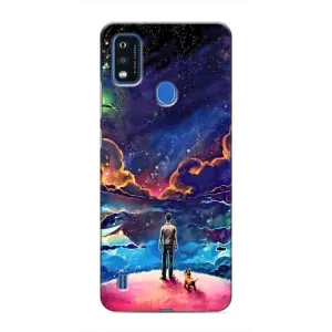 Чехол с принтом «Галактический вид» для ZTE Blade A51