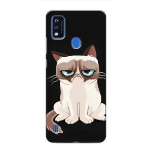 Чехол с принтом «Грустный кот» для ZTE Blade A51