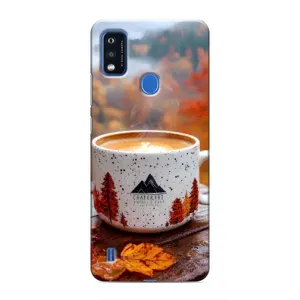 Чохол з принтом «Кава на природі» для ZTE Blade A51