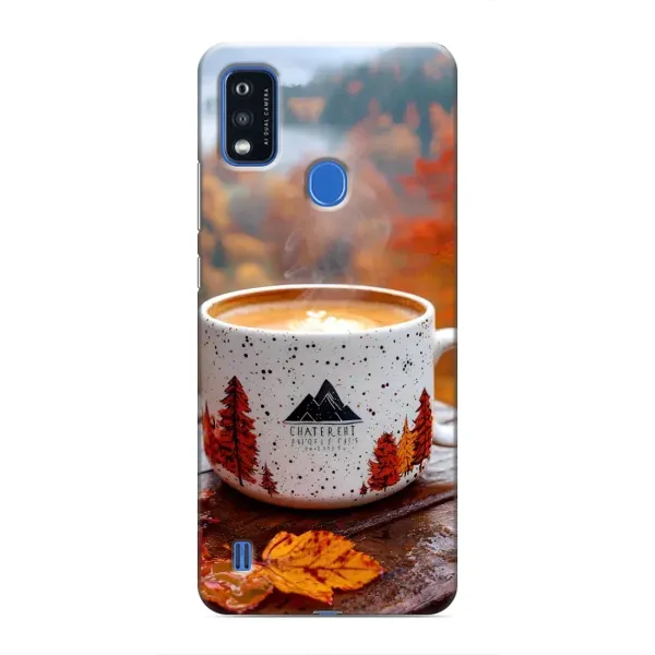 Чохол з принтом «Кава на природі» для ZTE Blade A51