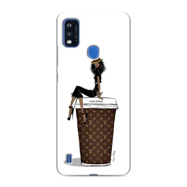 Чехол с принтом «кофе LOUIS VUITTON» для ZTE Blade A51 Чехол с принтом «кофе LOUIS VUITTON» для ZTE Blade A51