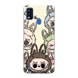 Чохол з Лабубу на ZTE Blade A51 (Золота мавпа Bored Ape)