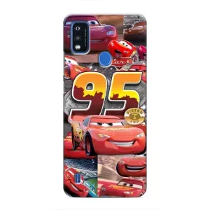 Силиконовый чехол Маквин для ZTE Blade A51 (Коллаж Молния Маквин)