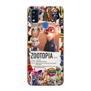 Чехол Зоотрополіс на ZTE Blade A51 (Постер Зверополис)