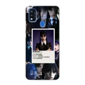 Чехлы Венсдей на ZTE Blade A51 Уэнсдей (AlphaPrint) (коллаж Уэнздей)