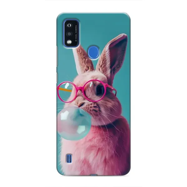Чохол з принтом «Кролик в окулярах» для ZTE Blade A51