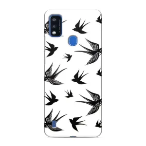 Чохол з пташками на ZTE Blade A51 (VPrint)