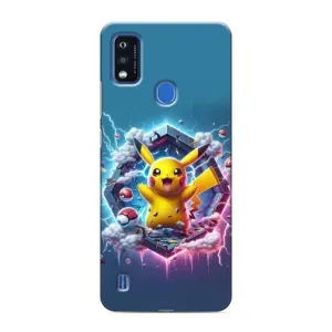Чохол з Пікачу на ZTE Blade A51 (Лого Пікачу)