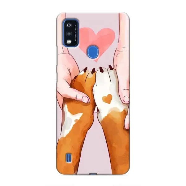 Чохол з принтом «Любовь до собак» для ZTE Blade A51