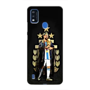 Чохли для ZTE Blade A51 (Leo чемпіон) (AlphaPrint) (Мессі Король)