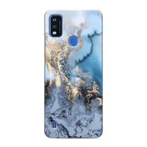 Мраморний чехол на ZTE Blade A51 (VPrint) (Ніжний мрамор)