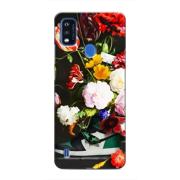 Чохол з принтом «Nike цветы» для ZTE Blade A51 Чохол з принтом «Nike цветы» для ZTE Blade A51