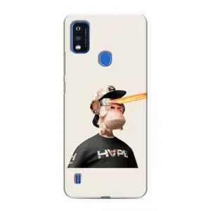 Чехол с принтом «обезьяна NFT в очках» для ZTE Blade A51