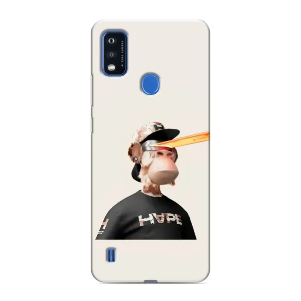 Чехол с принтом «обезьяна NFT в очках» для ZTE Blade A51